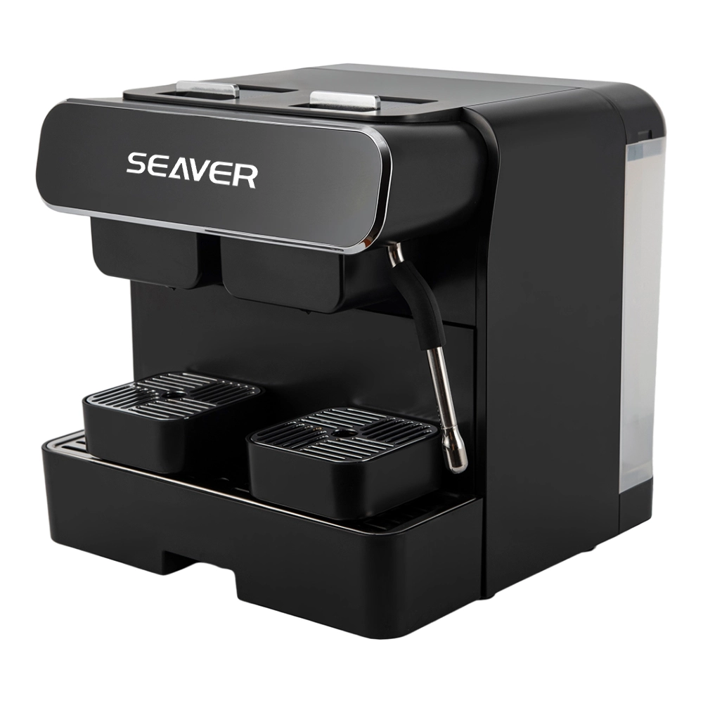 Makinë kafeje me kapsulë me dy kokë me funksion avulli Makinë kafeje me kapsulë me dy kokë me funksion avulli